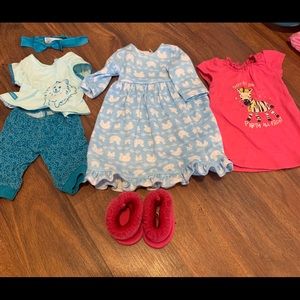 3 sets of pajamas American Girl Dolls